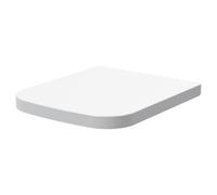 Nuie Square Wrapover Soft Close Seat | White | UF | 362mm x 33mm x 420mm