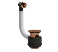 Nuie Stone Basin Waste and Overflow | Brushed Bronze | Brass | 60mm x 340mm x 60mm