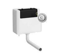 Nuie Traditional Dual Flush Push Button Concealed Cistern Bathroom Toilet WC