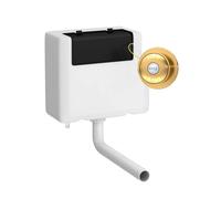 Nuie Traditional Dual Flush Push Button Concealed Cistern Bathroom Toilet WC