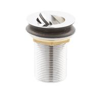 Nuie Chrome Unslotted Flip Top Basin Waste - ER02