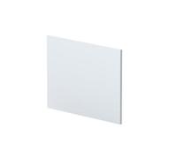 Nuie Urban L-Shape Square Shower Bath End Panel 700mm-Satin Blue