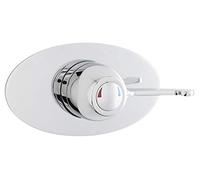 Nuie VSQ4 Commercial ǀ Modern Bathroom Concealed Sequential Thermostatic Shower Valve with Lever Handle, 110mm x 205mm, Chrome