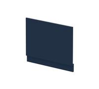 Nuie Waterproof Shower Bath End Panel, Midnight Blue Bath Shower Panel For Straight Baths, 750mm