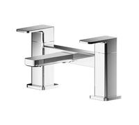 Nuie Windon Deck Mounted Bath Filler Tap | Chrome | Brass | 230mm x 136mm x 147mm