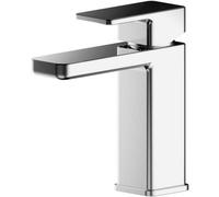 Nuie Windon Win305 Polished Chrome Mono Basin Mixer Tap With Push Button Waste