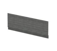 Nuie Woodgrain Front Bath Panel with Plinth | Anthracite | MFC | 1700mm