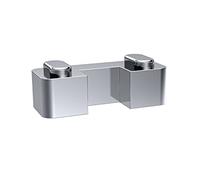 nuie WRSF003 Accessory Modern Bathroom Wetroom Screen Horse Shoe Support Foot, 45mm x 44mm x 30mm, Chrome