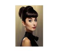 NUIHAGF Audrey Hepburn Print Canvas Poster Wall Art Decor Print Picture Paintings for Living Room Bedroom Decoration 08x12inch(20x30cm)