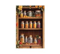 NUIHAGF Bengali Folk Medicine Cabinet Art Print Canvas Poster Wall Art Decor Print Picture Paintings for Living Room Bedroom Decoration 16x24inch(40x60cm)