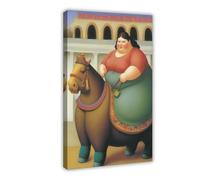 NUIHAGF Curves in Motion Humorous Body Positive Art Print Canvas Poster Wall Art Decor Print Picture Paintings for Living Room Bedroom Decoration 16x24inch(40x60cm)