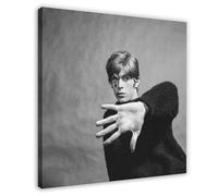 NUIHAGF David Bowie Photography Prints (Canvas Poster Bedroom Decor Landscape Office Room Decor Gift 16x16inch(40x40cm)