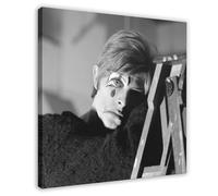 NUIHAGF David Bowie Photography Prints (Canvas Poster Bedroom Decor Landscape Office Room Decor Gift 28x28inch(70x70cm)
