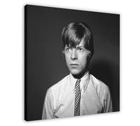 NUIHAGF David Bowie Photography Prints (Canvas Poster Bedroom Decor Landscape Office Room Decor Gift 16x16inch(40x40cm)