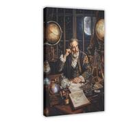 NUIHAGF Galileo Galilei Portrait Art Print Canvas Poster Wall Art Decor Print Picture Paintings for Living Room Bedroom Decoration 08x12inch(20x30cm)