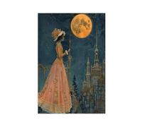 NUIHAGF George Barbier Artwork, 1920s Fashion Illustration Print Canvas Poster Wall Art Decor Print Picture Paintings for Living Room Bedroom Decoration 20x30inch(50x75cm)