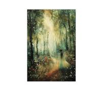 NUIHAGF German Fairy Tale Painting Canvas Poster Wall Art Decor Print Picture Paintings for Living Room Bedroom Decoration 16x24inch(40x60cm)