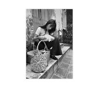 NUIHAGF Jane Birkin Photography Prints Canvas Poster Bedroom Decor Landscape Office Room Decor Gift 12x18inch(30x45cm)