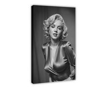 NUIHAGF Marilyn Monroe Print, Photography Prints Canvas Poster Wall Art Decor Print Picture Paintings for Living Room Bedroom Decoration 20x30inch(50x75cm)