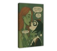 NUIHAGF Poison Ivy & Harley - Good Girl Comic Style Canvas Poster Wall Art Decor Print Picture Paintings for Living Room Bedroom Decoration 20x30inch(50x75cm)