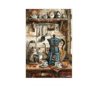 NUIHAGF Tranquil Morning Ritual_ Warmth of Cuban Culture in ' Canvas Poster Bedroom Decor Landscape Office Room Decor Gift 12x18inch(30x45cm)