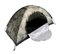 Nuiorfty 1 Person Tent Waterproof Windproof UV-Resistant One Man Tent with Mesh Ventilated Bug-Proof Backpacking Foldable Portable Camping for Traveling, Beach, Hiking