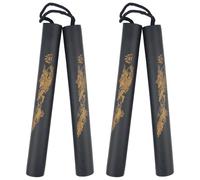 Nuiorfty 2Pcs Nunchucks for Kids Lightweight Foam Nunchucks Martial Art Sticks for Kids & Beginners Practice and Training