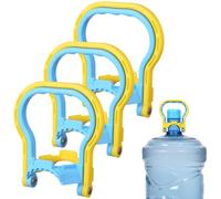 Nuiorfty 3pcs Water Bottle Handle Heavy-Duty 5 Gallon Water Jug Holder for Single or Two-Person Lift Anti Slip Waters Lifter for Easy Carrying