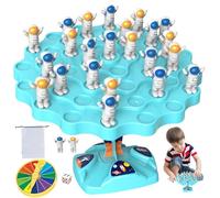 Nuiorfty Balance Board Game 68PCS/Set Tetra Tower Balance Game Parent Child Interaction Balancing Tree with 64 Chess Pieces and Storage Bag for Family Gathering Funny Party Games