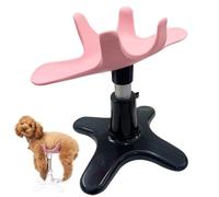 Nuiorfty Dog Grooming Stand Adjustable Height Rotatable Dog Stand for Grooming, Rubber Pet Support Holder for Bathing Trimming