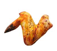 Nuiorfty Fried Chicken Plush Simulation Food Pillow Chicken Wing Plush Toy Soft Throw Pillow for Home Car Decorations 8 Inch