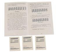 Nuiorfty Mahjong Cards 2024 4PCS Large Size Mahjong Book for Beginners Including Rules and Strategies How to Play for Complete Novices