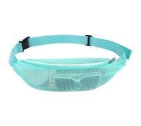 Nuiorfty Mesh Fanny Pack, Breathable Lightweight Seashell Bag, Adjustable Beach Fanny Pack for Shells Beach Sand Toys