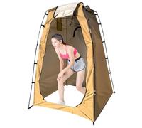 Nuiorfty Pop-Up Changing Tent Water & Sun Proof 190T Foldable 47x47x75 Shower Tent with Inner Pocket, Zippered Window & Door Portable for Camping, Hiking, Outdoor Privacy