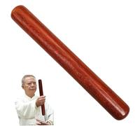 Nuiorfty Tai Chi Sticks for Beginners, 15.8x1.4 inch Wooden Tai Chi Ruler Practice Tools for Fitness, Physical Rehabilitation