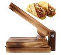Nuiorfty Wooden Tortilla Press Efficient Tortilla Press Wood Pie Maker Dumpling Wrapper Maker for Pie Ravioli Empanadas Kitchen Gadget