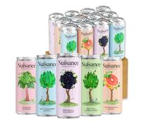 Nuisance Drinks - 12 Pack Mixed Case | Premium Botanical Soft Drinks | Natural Flavours- Low Calorie - Vegan - Gluten Free - Zero Artificial Sweeteners | 12 x 250ml cans