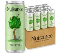 Nuisance Premium Soft Drinks | Wild Nettle & Elderflower Sparking Drink | Natural Flavours and Low Calorie | 12 x 250ml cans