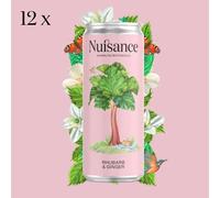 Nuisance Rhubarb & Ginger Drink (12 Pack) in Dusty Pink | Size: 12 Pack Nuisance Dusty Pink 12 Pack