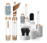 Nuision 7 in 1 Hot Air Styler, Hair Dryer Brush for Hair Styling, Auto Hair Hairstyler, [110000 RPM] High-Speed Ionic Hot Hair Dryer for Volumizing, Curling, Straightening,All Hair Types,3 Speeds&Temp