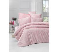 Nuit Des Rêves Luxurious Satin Double Quilt Cover Set (200 x 200 cm), Powder Colour, 100% Cotton, 2 Pillowcases (80 x 80 cm) | Machine Washable, 210 Thread Count | Elegant Bedding for a Cosy Bedroom