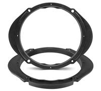 NuIth 5x7 or 6x8 to 6.5” Front Rear Door Speaker Spacers Bracket for Select 1991-2014 Mazda 2 3 5 6 CX-7 CX-9 BT-50, 6x8 to 6.5 Inch Door Speaker Ring Adapter Solid Plastic Waterproof Bracket, 2PC