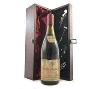 Nuits Saint Georges Les Chaboeufs 1967 Domaine Jean Jacques Confuron (Red wine) vintage wine in a silk lined wooden box with four wine accessories, 1 x 750ml