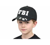 NuJake Children's Adjustable Hats in 3 Designs SWAT FBI & Police Themed Baseball Caps Kids Law Enforcement 5-10 Years
