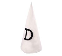 NuJake White Fancy Dress Dunce Hat For Naughty Victorian School 50s 60s 70s Stag & Hen Party
