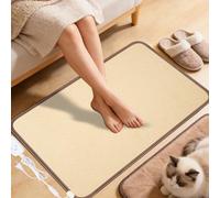 NujorWarm Electric Heated Floor Mat, Foot Warmer Under Desk, Feet Heating Pad with 10 Heat Settings and Timer, Fast Heating for Office, Home, Study Play Room 220V 120W 47x67cm Nuanmi