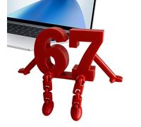 Nujuehy 67 Toy Figure Steal A brain-rot - 67 brain-rot Action Figure uni-que 6-7 Bra-in-ro-t Toy For Boys Bra-in-ro-t Toys 6-7 Figu-re Funny Collectible gi-fts For Boys Girls