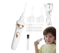 Nujuehy Electric Ear Wax Removal Kit,USB Rechargeable Ear Wax Cleaner Kit - Portable Safe Earwax Remover Cleaning Tool for Travel Teenagers Adults Home