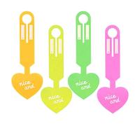 Nujuehy Luggage Identifiers for Suitcases | Fluorescent Transparent Waterproof | Travel Luggage Tags,for Business Trips Studying Abroad Travel Backpack Handbag Airplane Check-in