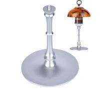 Nujuehy Portable Camping Lamp Stand - Roman Column Light Bracket - Desktop Lamp Holder - for Homeowners Campers Women Men Picnic Backyard BBQ Campsite Balcony Home Office Apartment Living Room Bedroom